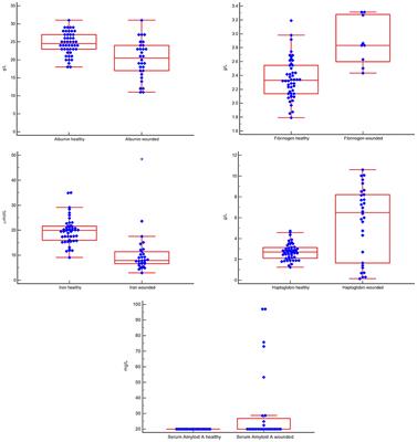 Assessment of the Acute Phase Response in Healthy and Injured Southern White Rhinoceros (Ceratotherium simum simum)